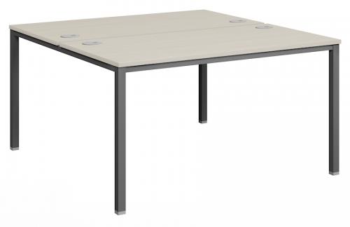 Стол-тандем на металлокаркасе VL-41 (140х143,2х75)