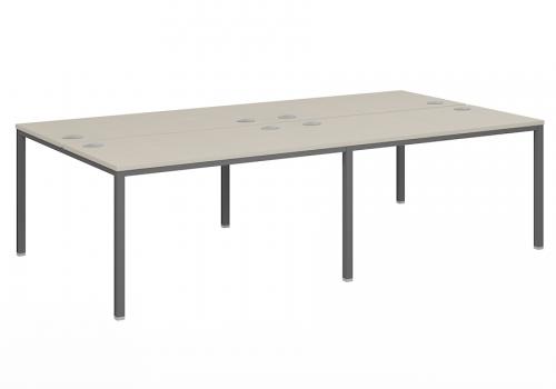 Стол-тандем на металлокаркасе VL-52 (320х143,2х75)