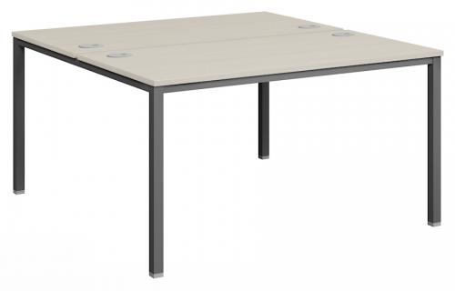 Стол-тандем на металлокаркасе VL-43 (180х143,2х75)