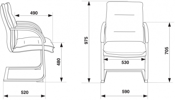 Кресло Бюрократ T-9927 SL-LOW-V