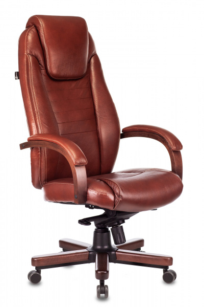 Кресло руководителя Бюрократ T-9923 WALNUT