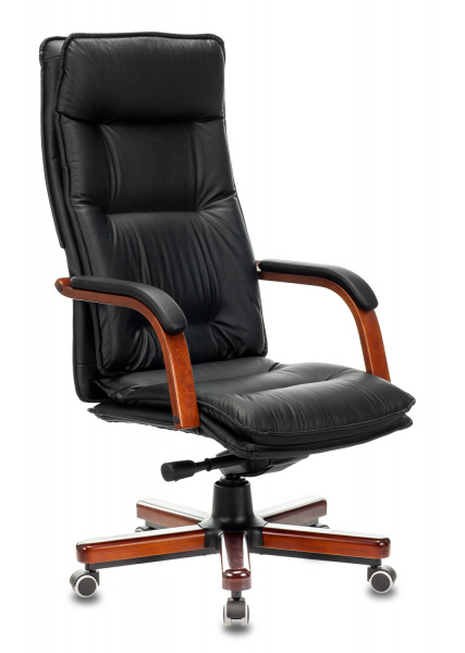 Кресло руководителя Бюрократ T-9927 WALNUT