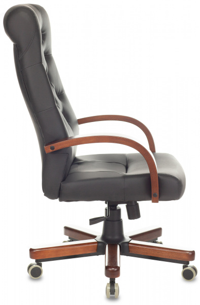 Кресло руководителя Бюрократ T-9928 WALNUT ECO